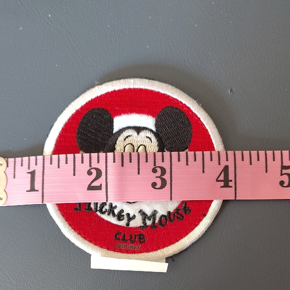 Disney Mickey Mouse Club Red and White Patches - Picture 5 of 5